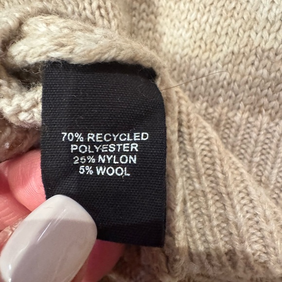 Marled Women's Cream Crew Neck Sweater - Picture 4 of 4